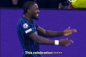 激情互动！国米晒小图拉姆、恰尔汗奥卢对枪庆祝视频