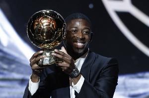 法媒：登贝莱与乔治-维阿一样，成为首次提名就荣膺金球奖的球员