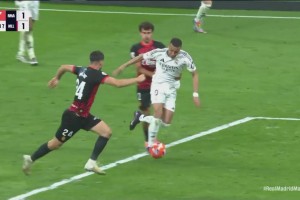 真的太强了！姆巴佩禁区无人能挡低射破门！皇马1-1扳平马洛卡！