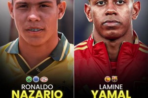 本以为17岁的亚马尔太牛了，看到大罗的数据更是惊呆了😱